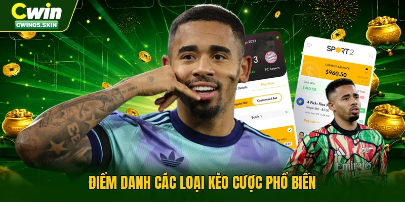Điểm danh các loại kèo cược phổ biến